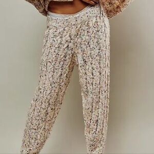 Free People Under The Mistletoe knitted Joggers size‎ small